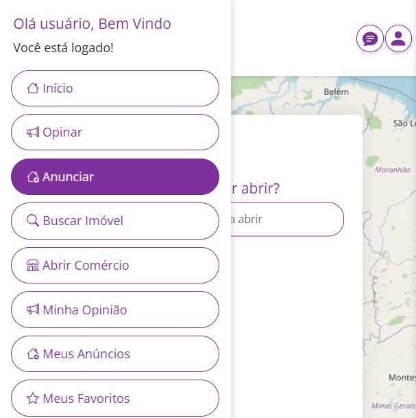 Ícone de login