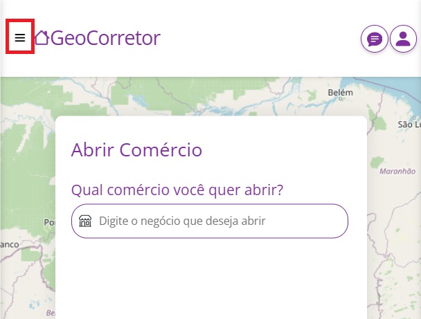 Ícone de login