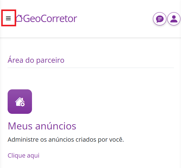 Ícone de login