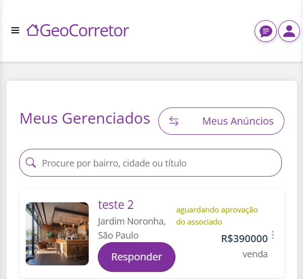 Ícone de login