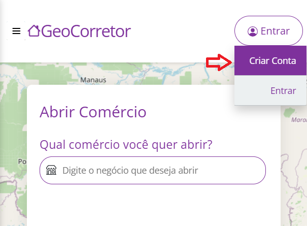 Ícone de login