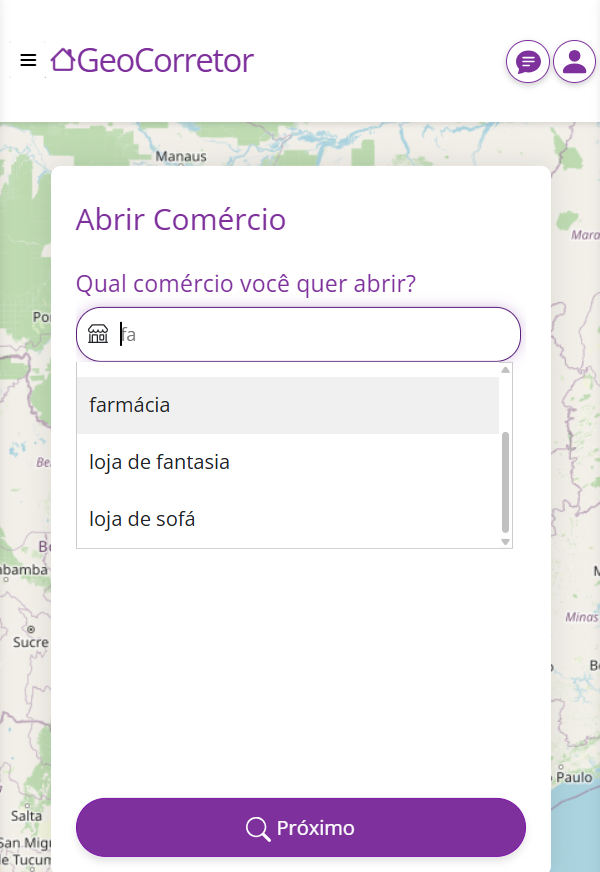 Ícone de login