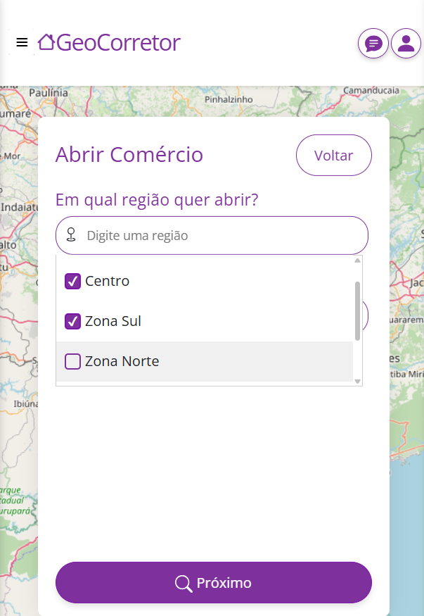 Ícone de login