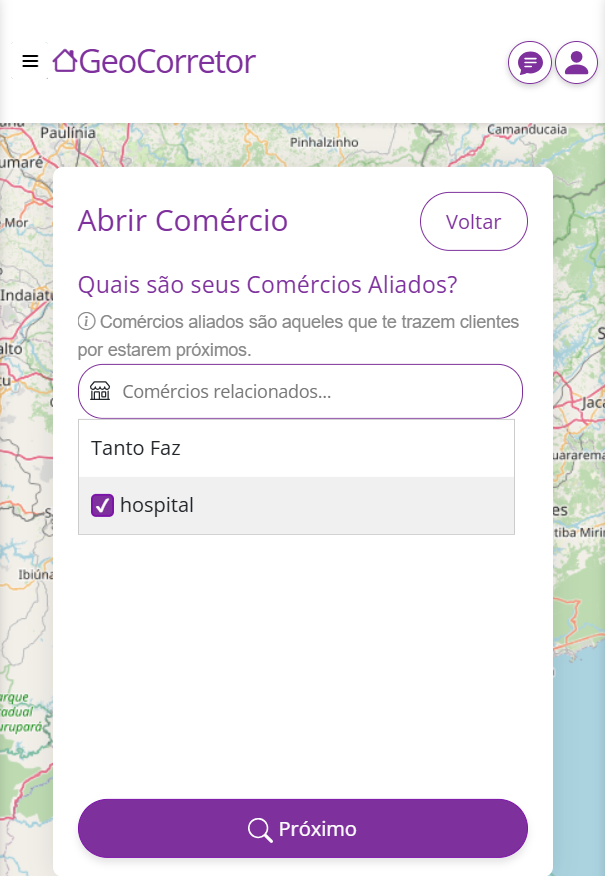 Ícone de login