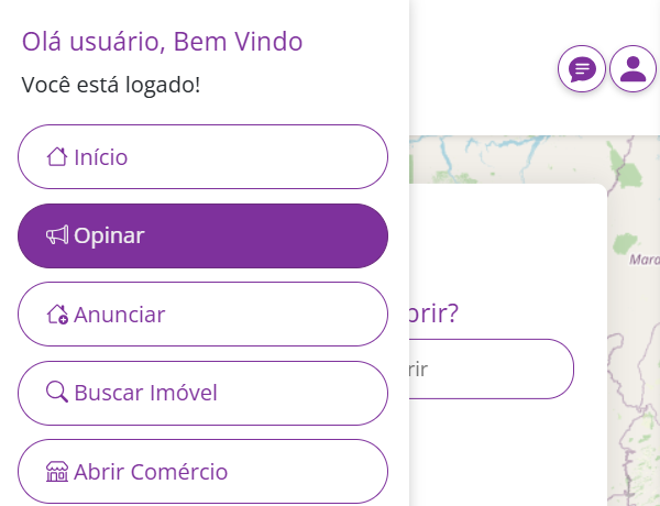Ícone de login